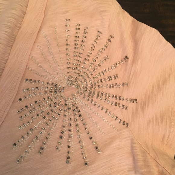 J. Crew slub cotton beaded-starburst tee - Picture 3 of 6